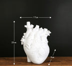 Anatomical Heart Wall Vase — glazed ceramic vases decor, view 5