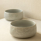 Rippled Stoneware Bowl — kitchen decor, view 2