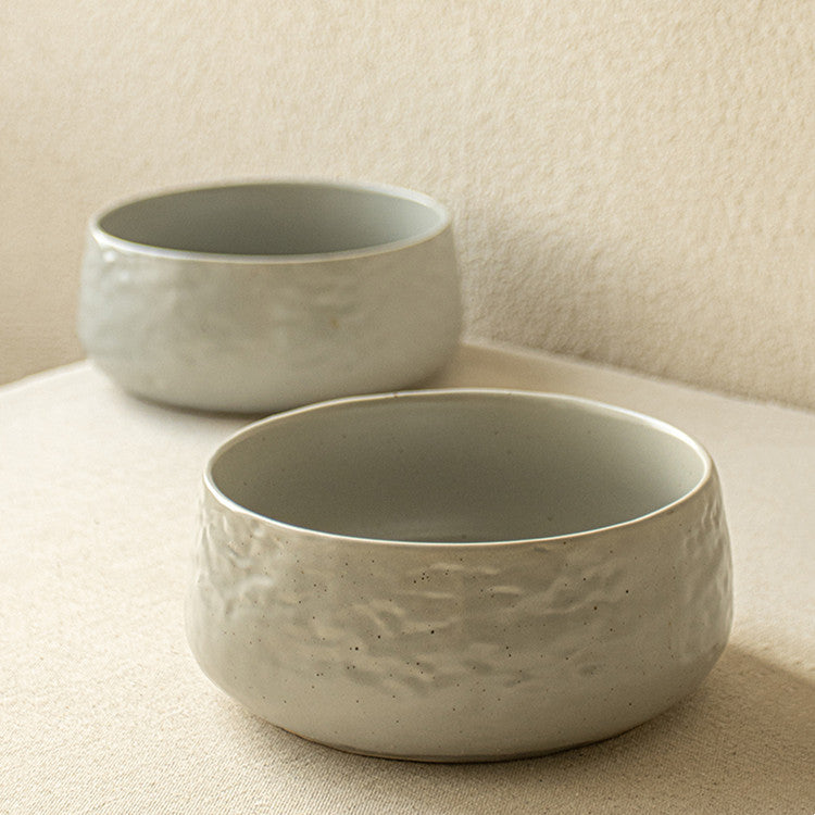 Rippled Stoneware Bowl — kitchen decor, view 2