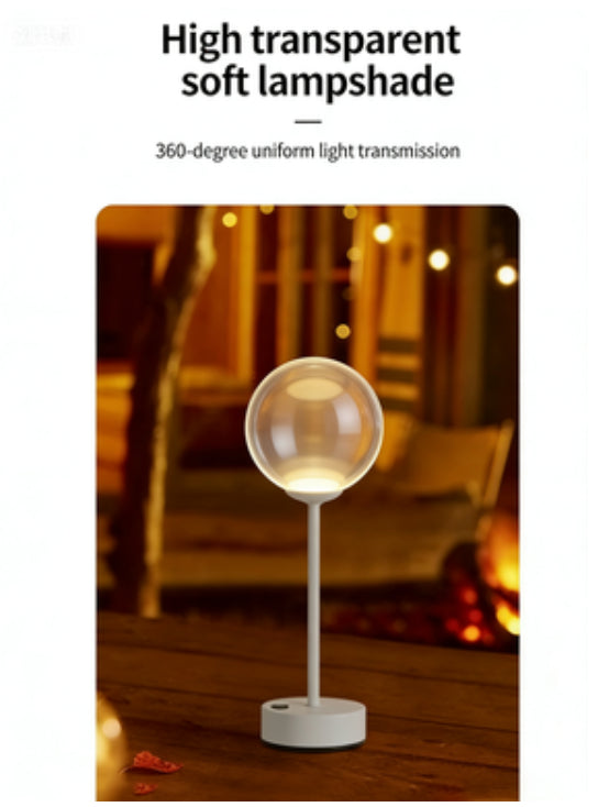Opal Globe Cordless Lamp, lighting decor, view 10