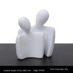 Abstract Home Sculpture — glazed ceramic sculpture decor, view 8
