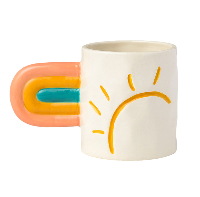 Sunrise Gradient Mug, kitchen decor, view 3