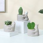 Animal Face Pots — ceramic vase, view 8