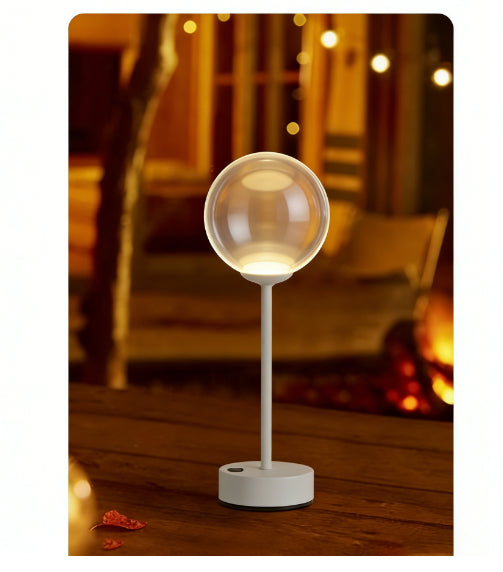 Opal Globe Cordless Lamp, lighting decor, view 5