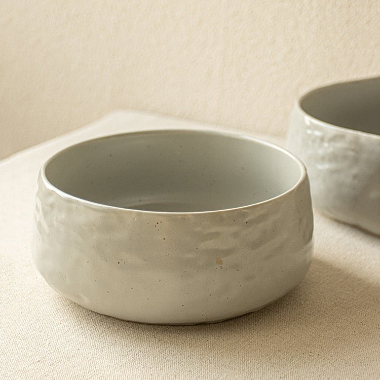 Rippled Stoneware Bowl — kitchen decor, view 1