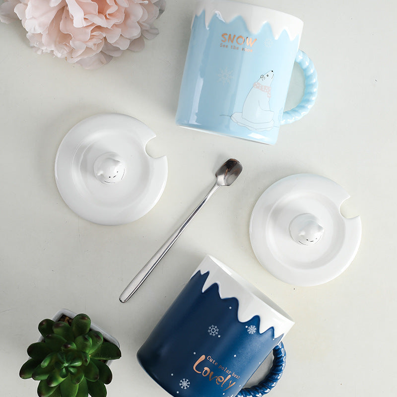 Polar Bear Mug — kitchen decor, view 4