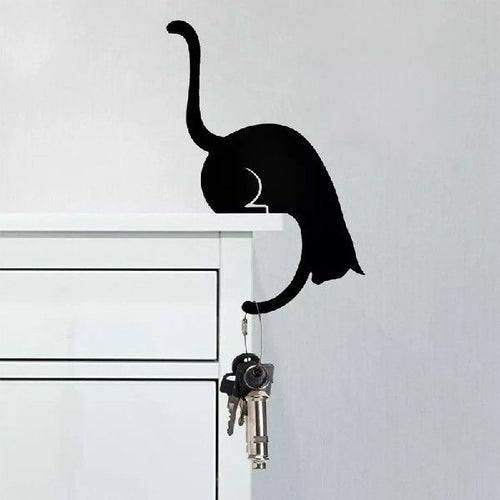 Cat Key Holder, wall decor, view 2
