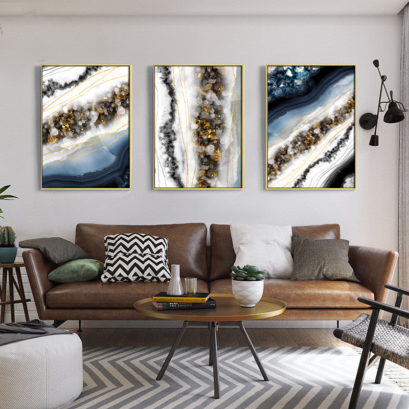 Marble Abstract Canvas Pair — printed canvas wall decor, view 2