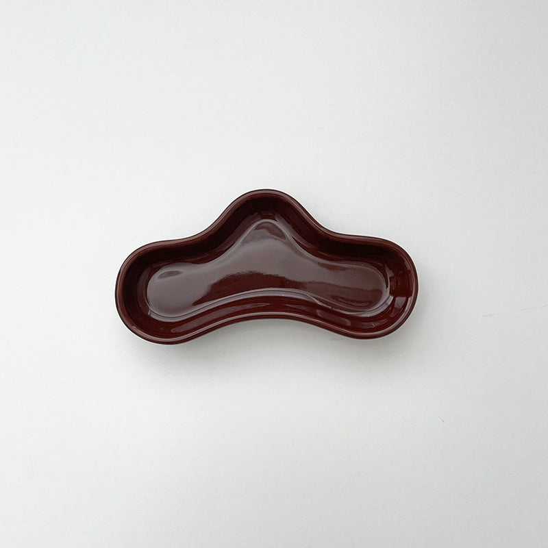 Coloured Ceramic Catch Dish — trays decor, view 5